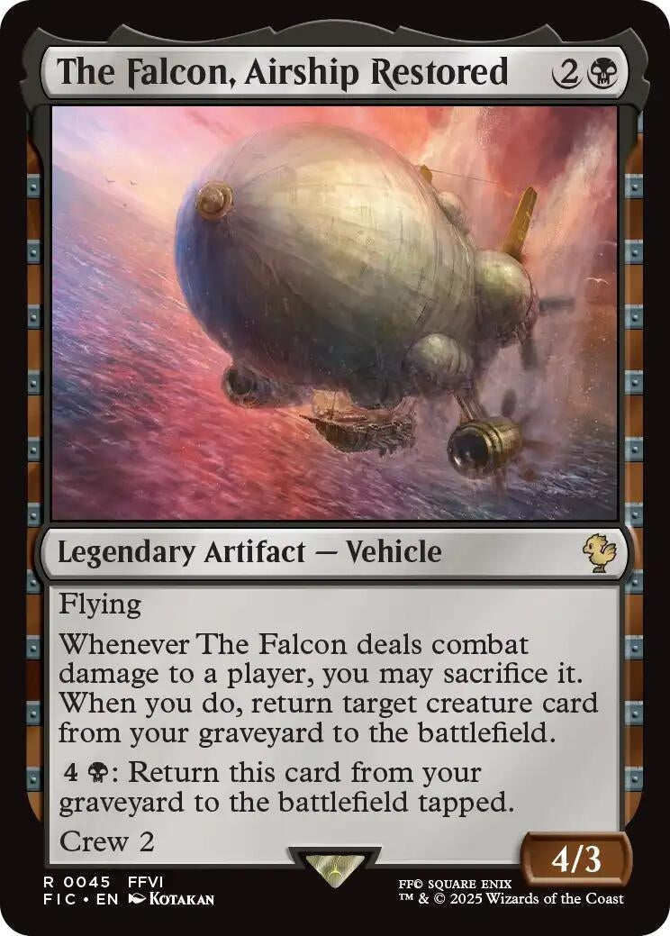 The Falcon, Airship Restored (Surge Foil) (45) (FIC)