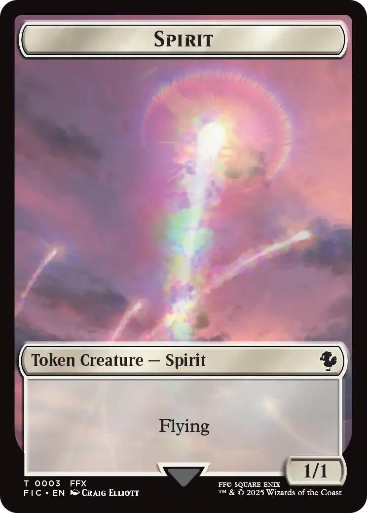 Image for Spirit // Hero (0026) Double-Sided Token (Surge Foil) (3 // 26) - Magic: The Gathering