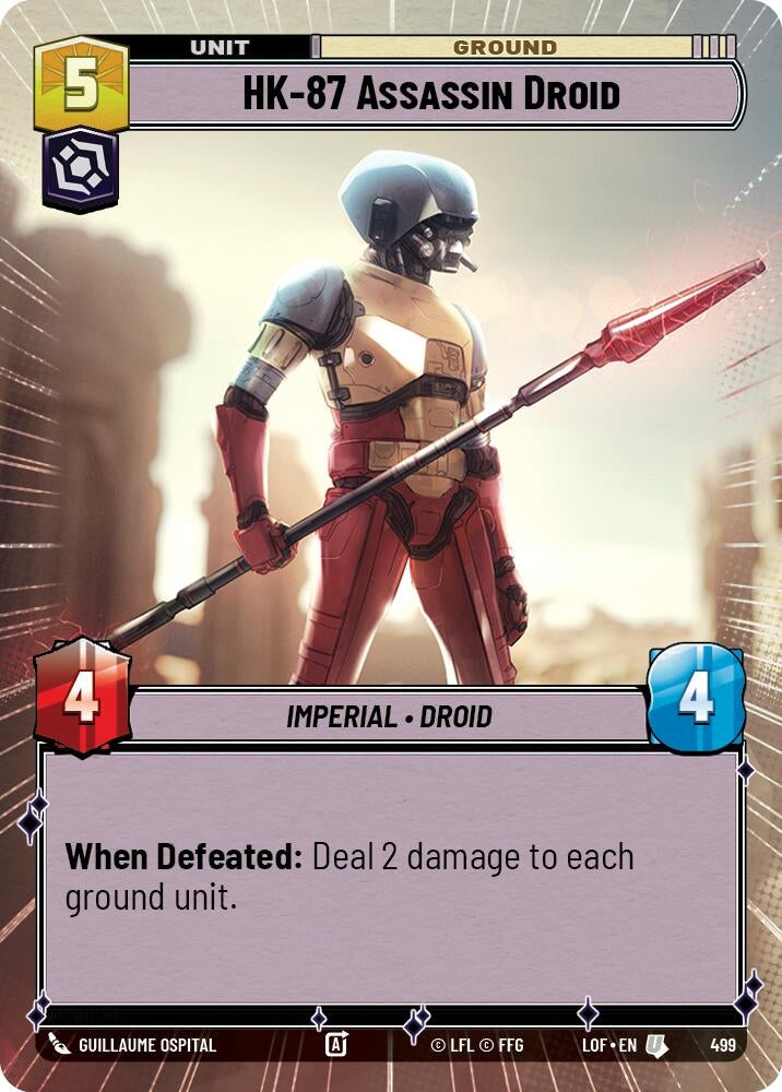 HK-87 Assassin Droid (Hyperspace) (499) (Legends of the Force) (LOF)