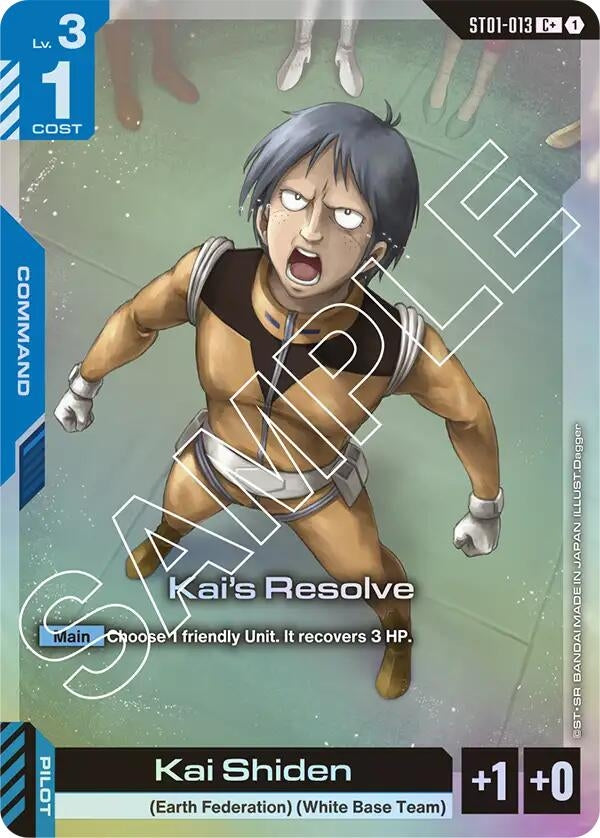 Kai's Resolve (C+) (ST01-013) (ST01)