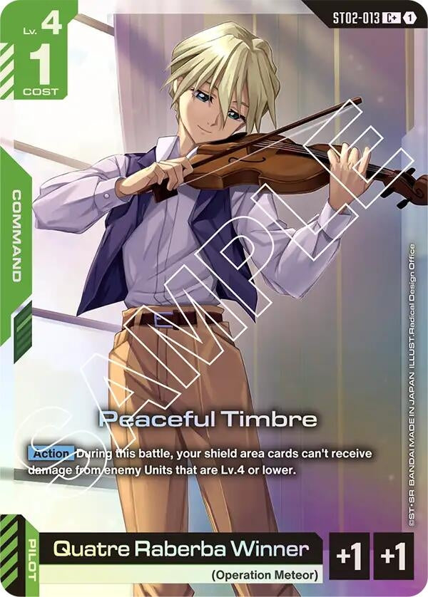 Peaceful Timbre (C+) (ST02-013) (ST02)