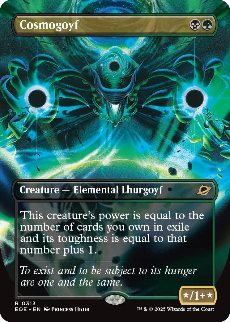 Cosmogoyf (Borderless) (313) (EOE)
