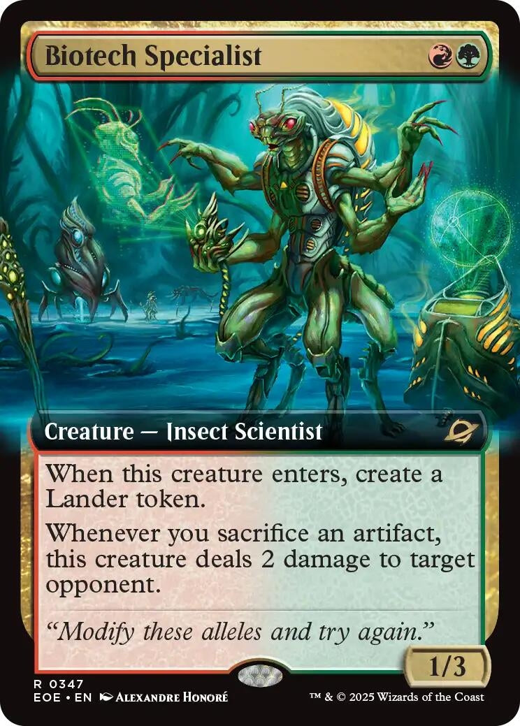 Biotech Specialist (Extended Art) (347) (EOE)