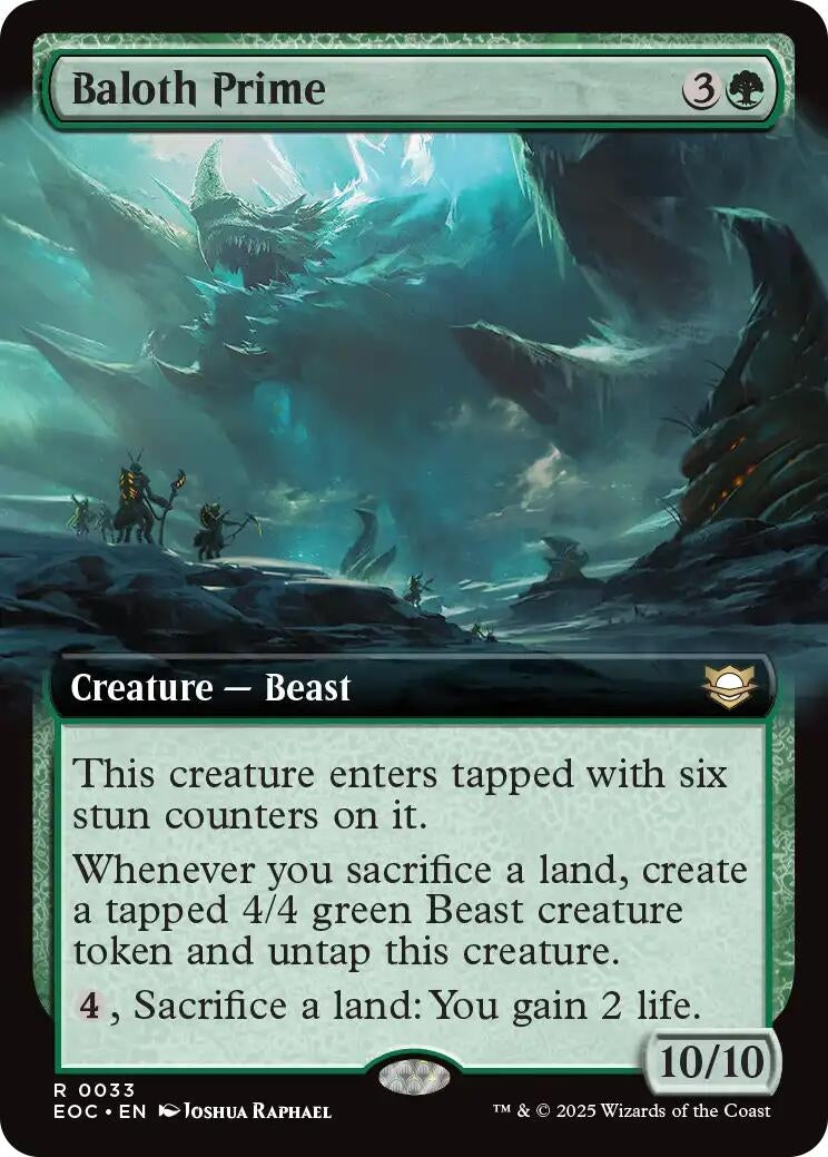Image for Baloth Prime (Extended Art) (33) - Magic: The Gathering