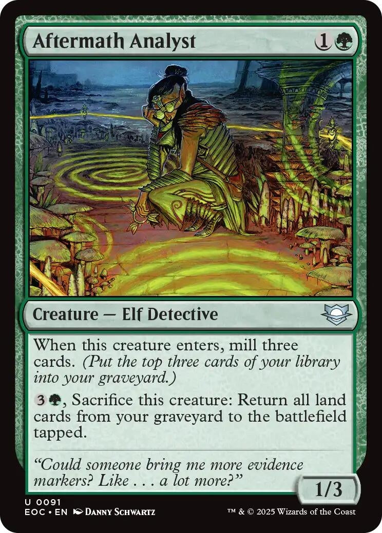 Image for Aftermath Analyst (91) - Magic: The Gathering