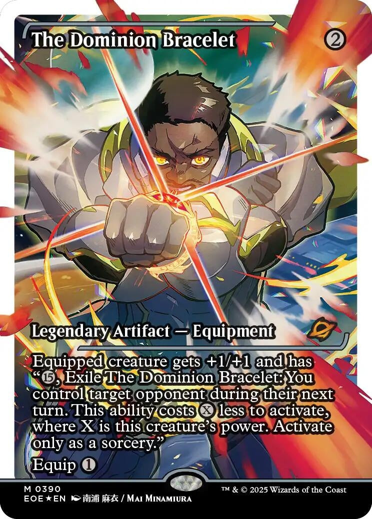 The Dominion Bracelet (Showcase) (Fracture Foil) (390) (EOE)