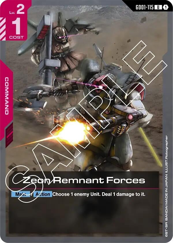 Zeon Remnant Forces (GD01-115) (GD01)