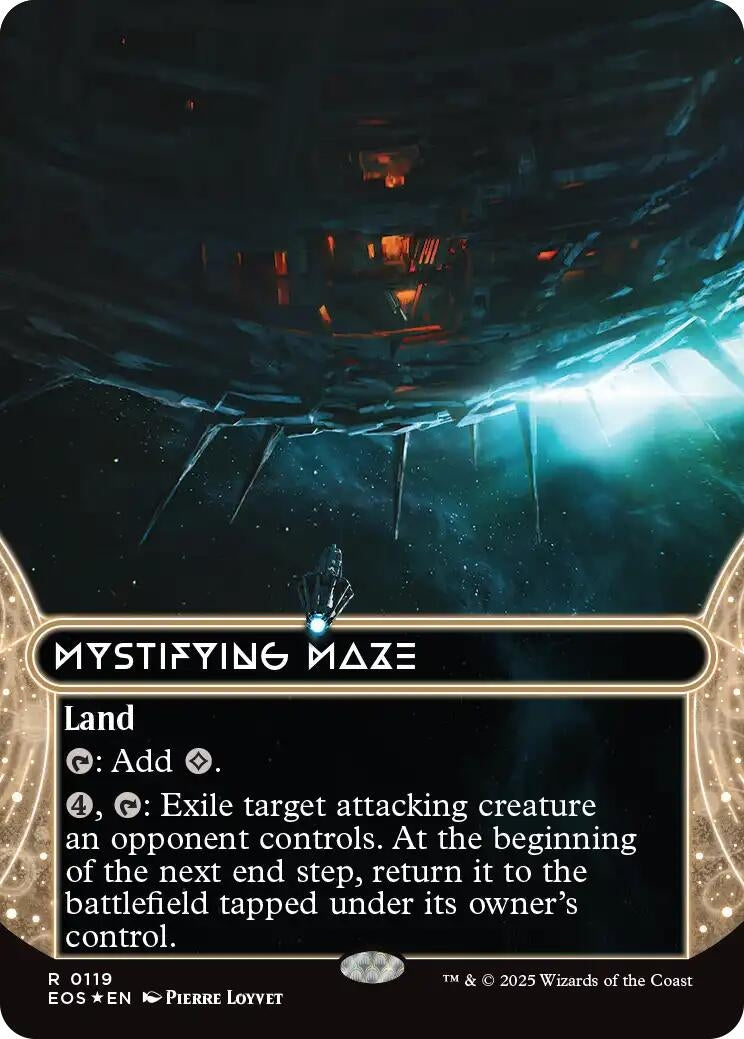 Mystifying Maze (0119) (Borderless) (Galaxy Foil) (119) (EOS)