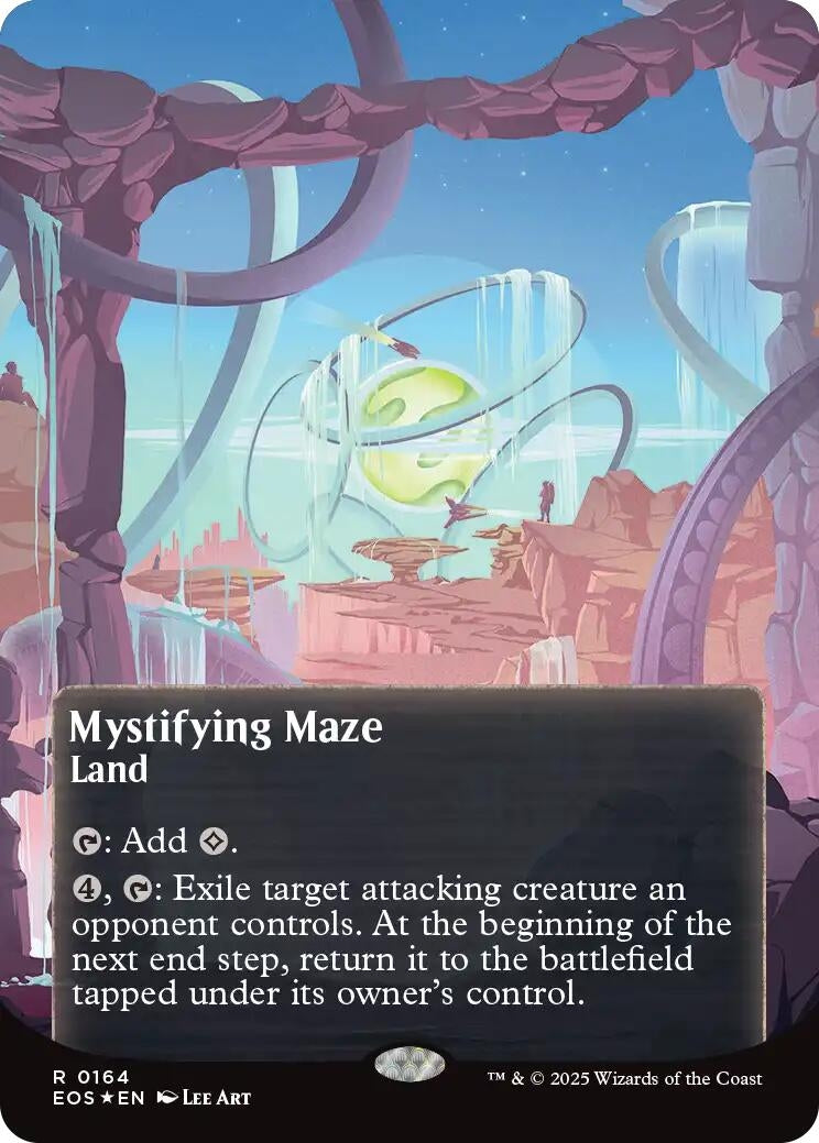 Mystifying Maze (0164) (Borderless) (Galaxy Foil) (164) (EOS)