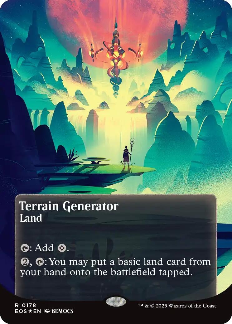 Terrain Generator (0178) (Borderless) (Galaxy Foil) (178) (EOS)