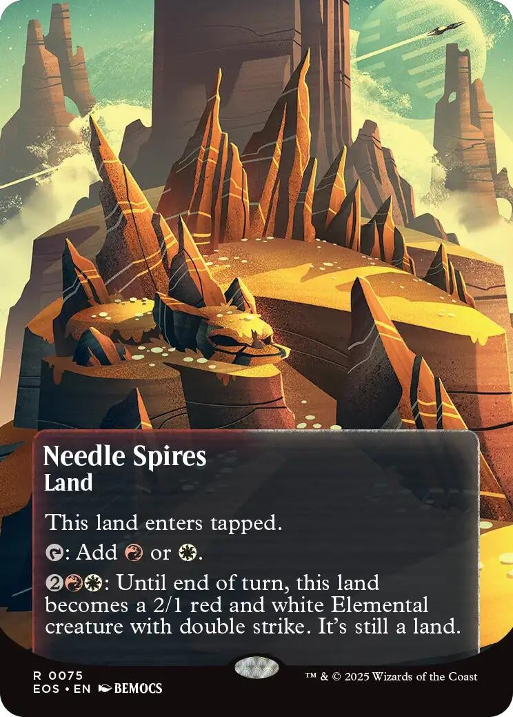 Image for Needle Spires (0075) (Borderless) (75) - Magic: The Gathering