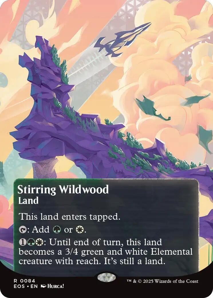 Stirring Wildwood (0084) (Borderless) (84) (EOS)
