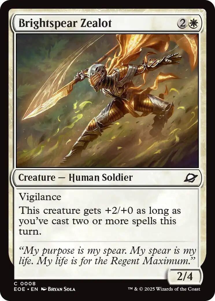 Image for Brightspear Zealot (8) - Magic: The Gathering