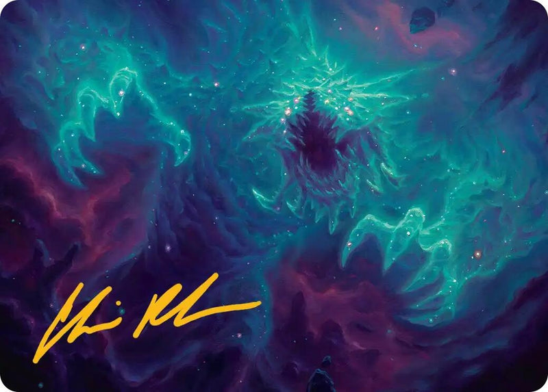 Image for Cosmogoyf Art Card (Gold-Stamped Signature) (24) - Magic: The Gathering