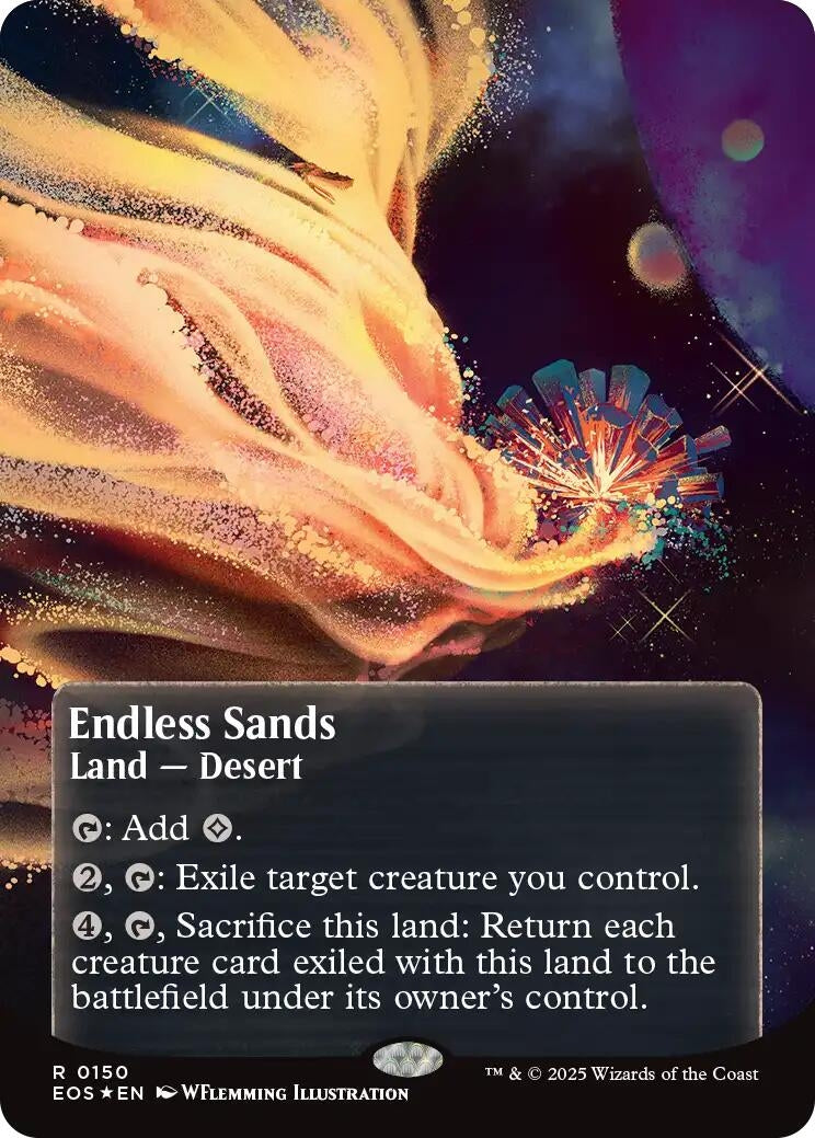 Endless Sands (0150) (Borderless) (Galaxy Foil) (150) (EOS)