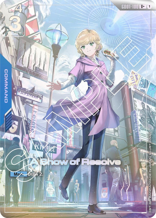 A Show of Resolve (U+) (GD01-100) (GD01)