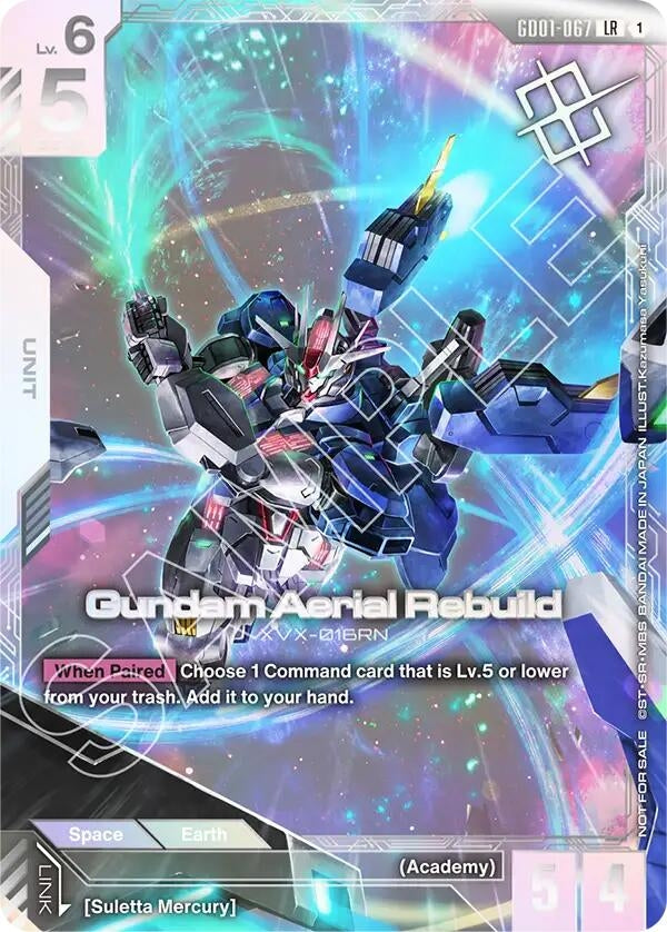 Gundam Aerial Rebuild (Newtype Challenge 2025 Mission1) (GD01-067) (GCG-PR)