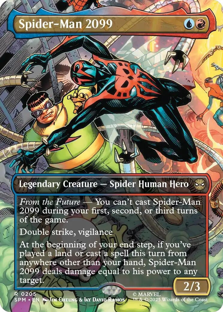 Image for Spider-Man 2099 (0205) (Borderless) (205) (SPM) - Magic: The Gathering