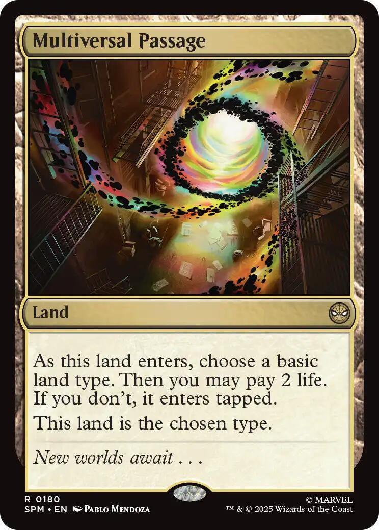 Image for Multiversal Passage (180) (SPM) - Magic: The Gathering