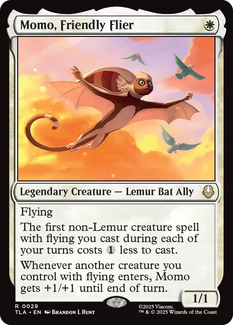 Image for Momo, Friendly Flier (29) (TLA) - Magic: The Gathering