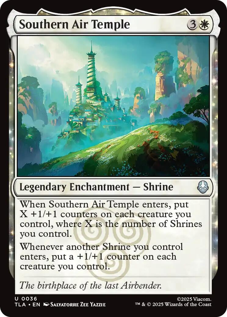 Image for Southern Air Temple (36) (TLA) - Magic: The Gathering