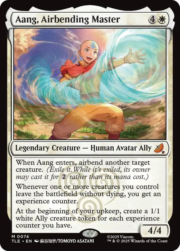 Image for Aang, Airbending Master (74) - Magic: The Gathering