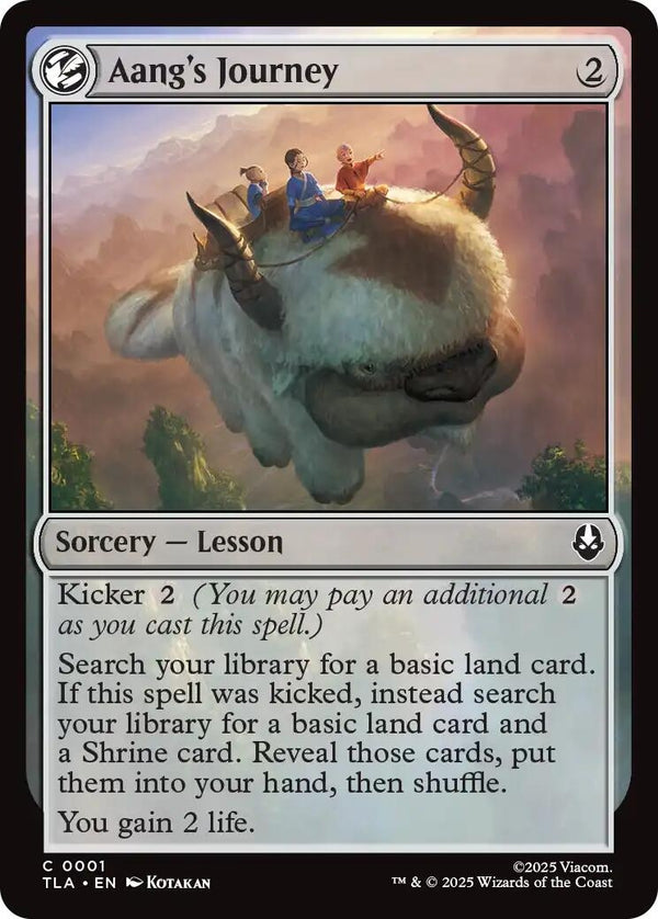 Image for Aang's Journey (1) (TLA) - Magic: The Gathering