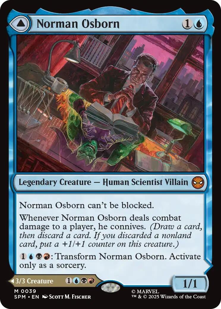 Image for Norman Osborn (39) (SPM) - Magic: The Gathering
