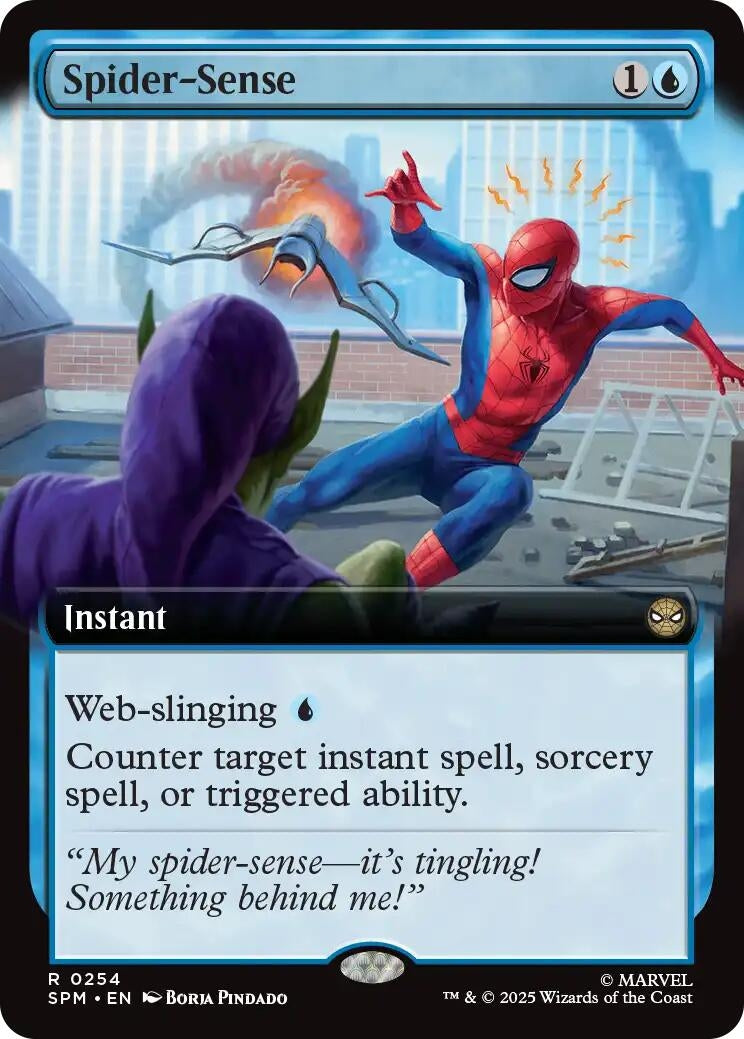 Image for Spider-Sense (Extended Art) (254) (SPM) - Magic: The Gathering