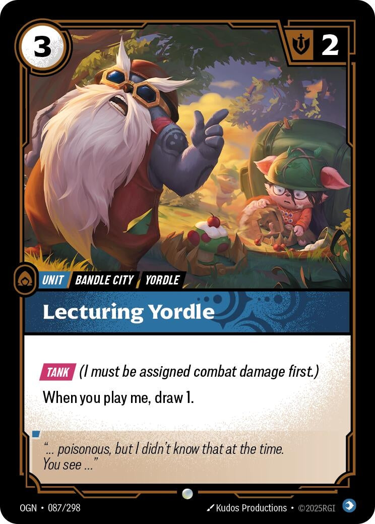 Lecturing Yordle (087/298) (OGN)