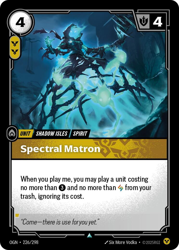 Image for Spectral Matron (226/298) (OGN) - Riftbound: League of Legends Trading Card Game