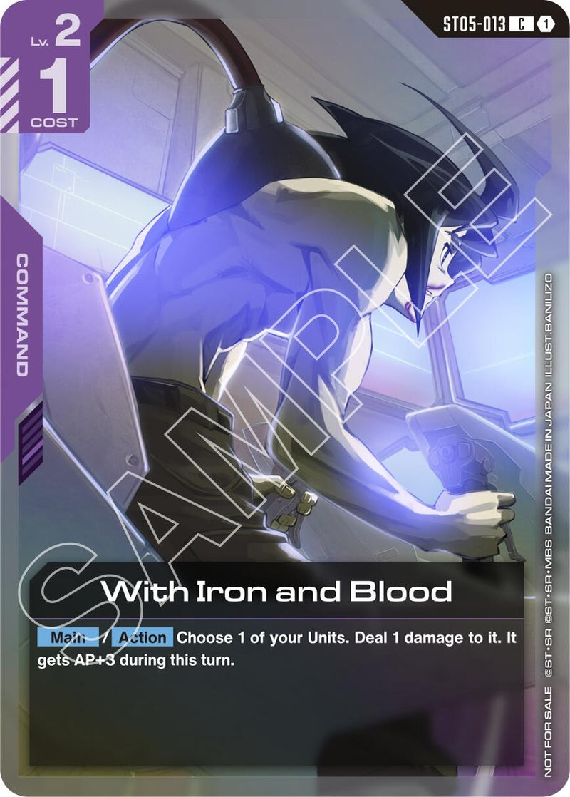 With Iron and Blood (ST05 Release Event) (ST05-013) (GCG-PR)