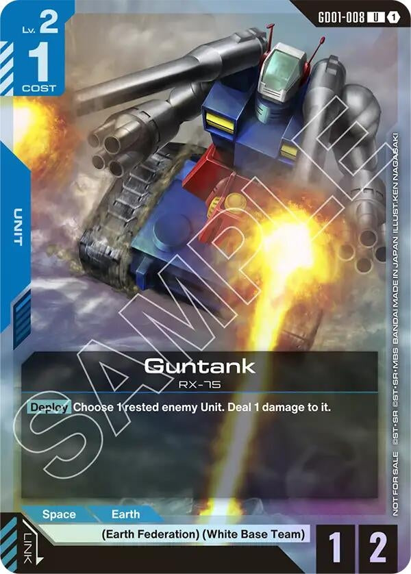 Guntank (Championship Participation Pack 01) (GD01-008) (GCG-PR)