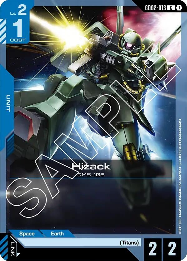 Image for Hizack (GD02-013) - Gundam Card Game
