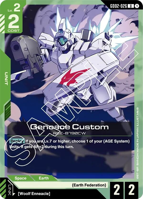 Image for Genoace Custom (GD02-026) - Gundam Card Game