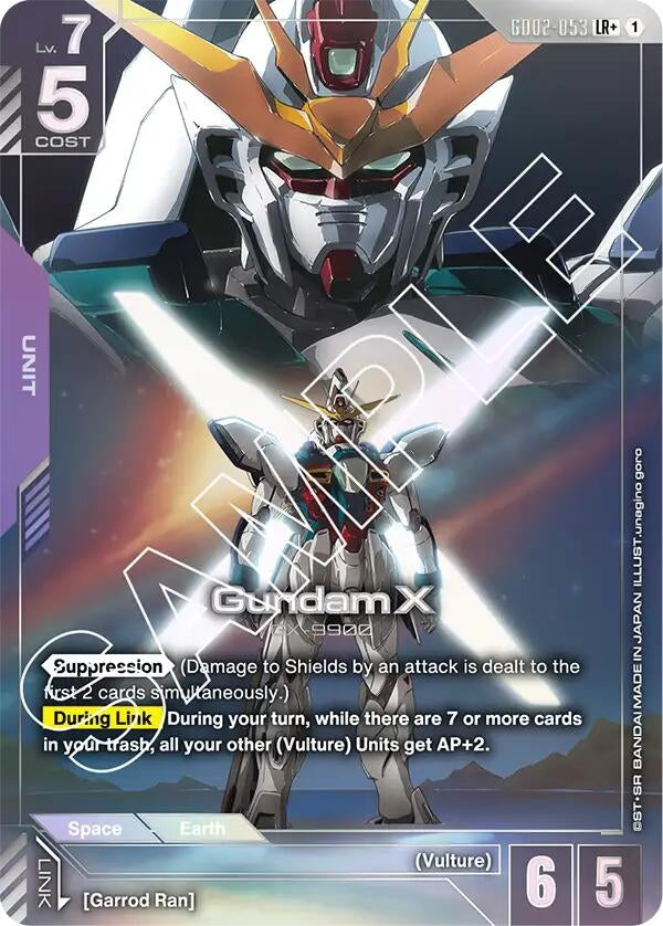 Image for Gundam X (LR+) (GD02-053) - Gundam Card Game