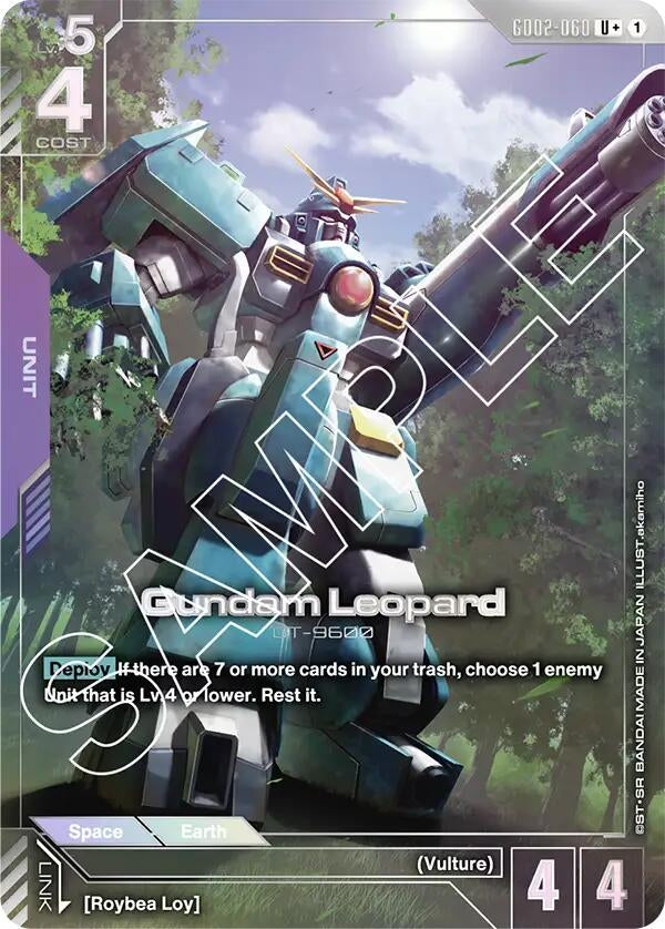 Image for Gundam Leopard (U+) (GD02-060) - Gundam Card Game