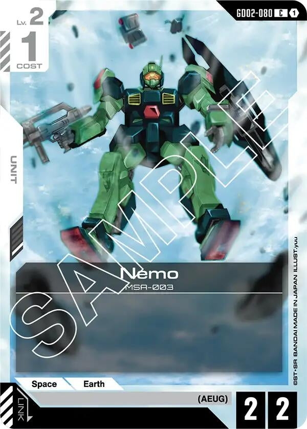 Image for Nemo (GD02-080) - Gundam Card Game