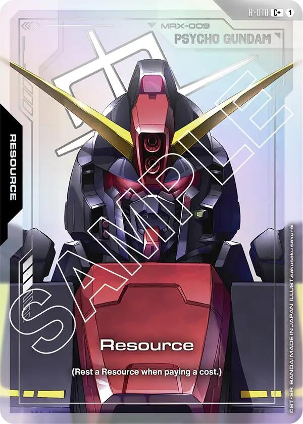 Image for Resource (R-010) (C+) (R-010) - Gundam Card Game
