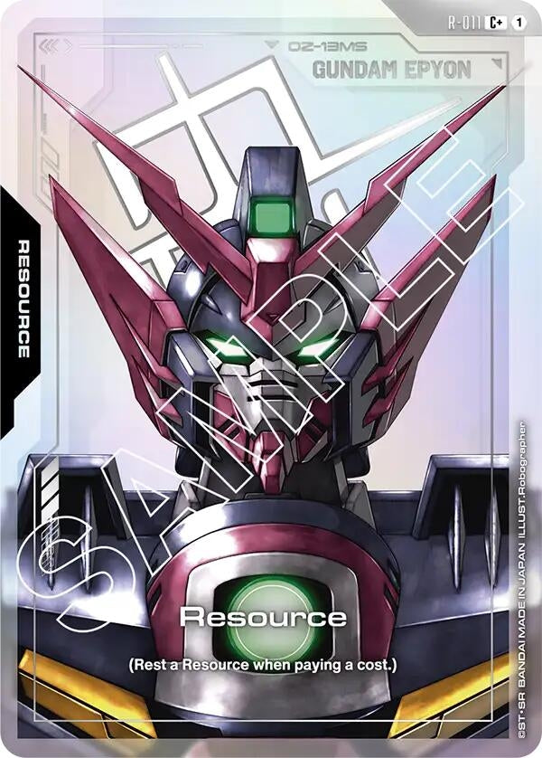 Image for Resource (R-011) (C+) (R-011) - Gundam Card Game