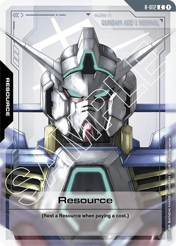 Image for Resource (R-012) (R-012) - Gundam Card Game