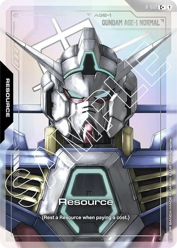 Image for Resource (R-012) (C+) (R-012) - Gundam Card Game