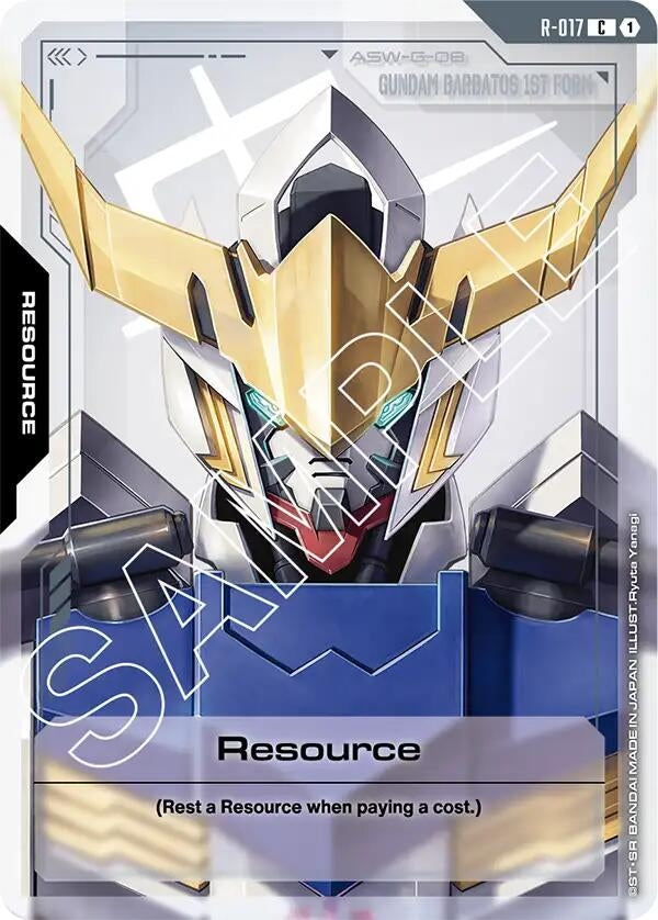 Image for Resource (R-017) (R-017) - Gundam Card Game