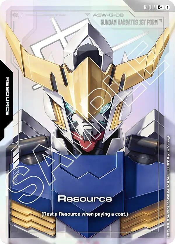 Image for Resource (R-017) (C+) (R-017) - Gundam Card Game