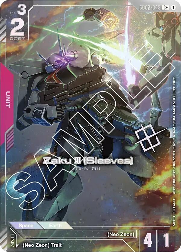 Zaku III (Sleeves) (Store Tournament Winner Pack 02) (GD02-048) (GCG-PR)