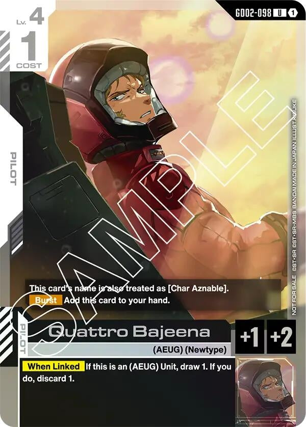 Quattro Bajeena (Store Tournament Participant Pack 02) (GD02-098) (GCG-PR)