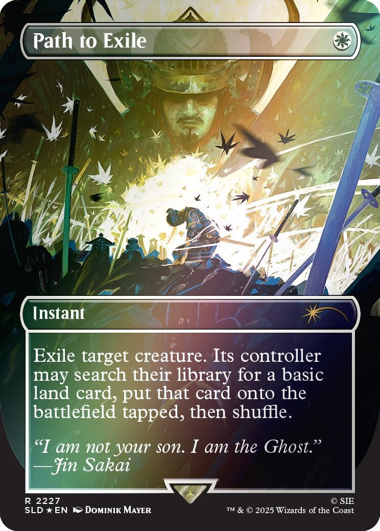 Image for Path to Exile (2227) (Rainbow Foil) (2227) (SLD) - Magic: The Gathering