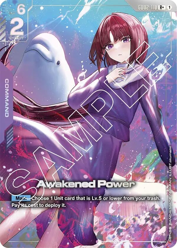 Image for Awakened Power (R+) (GD02-110) - Gundam Card Game