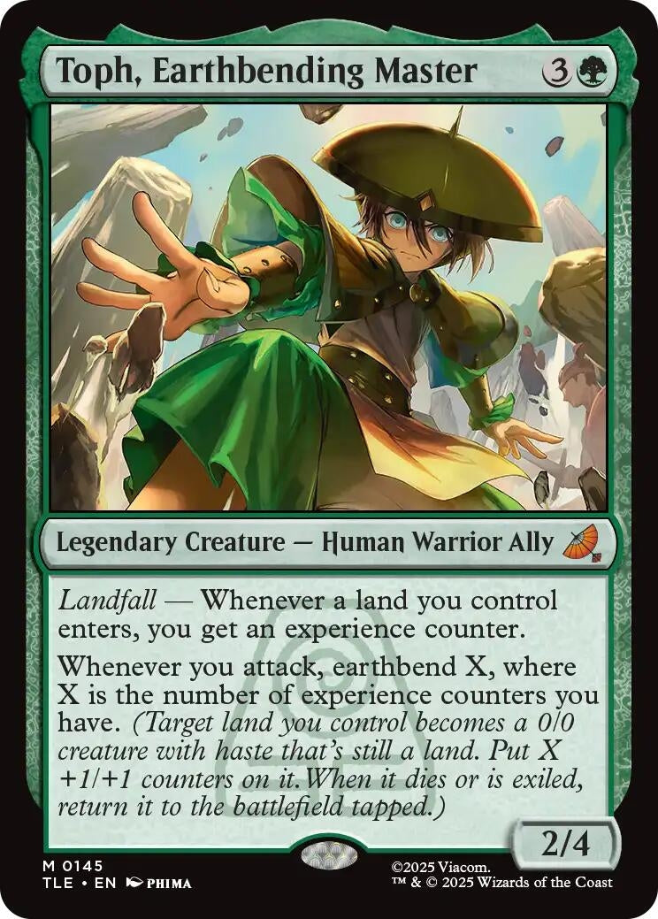 Image for Toph, Earthbending Master (145) - Magic: The Gathering