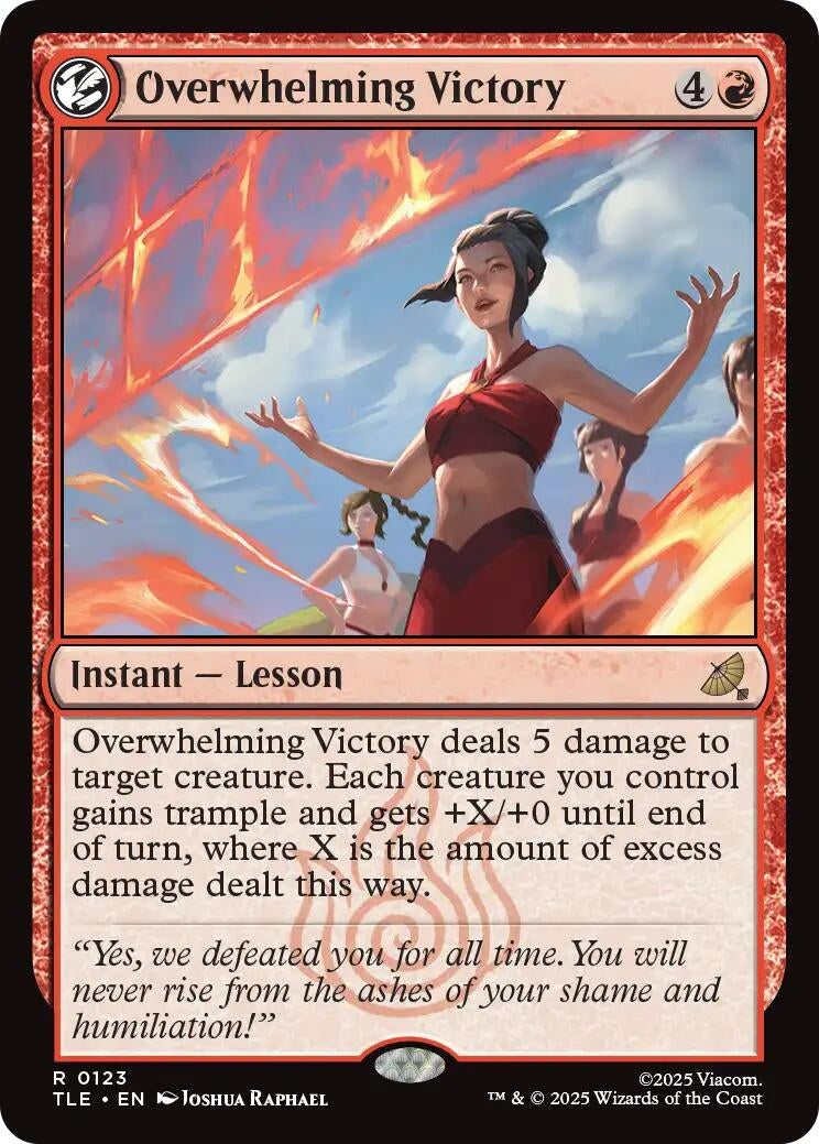Image for Overwhelming Victory (123) - Magic: The Gathering